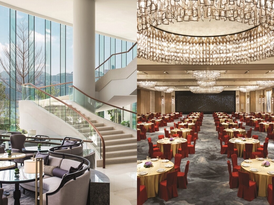 香港嘉里酒店推出午宴套餐！擁全港最大無柱式婚宴宴會廳空間感十足