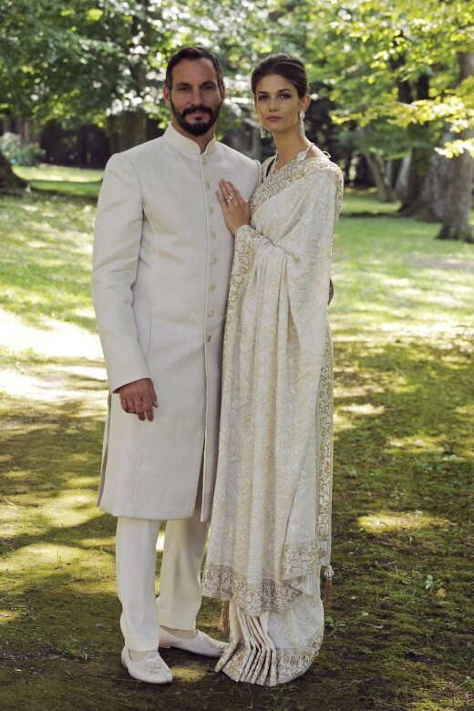 Prince Rahim Aga Khan和美國模特兒Salwa Aga Khan的婚禮在貝勒里夫城堡舉行，只邀請了朋