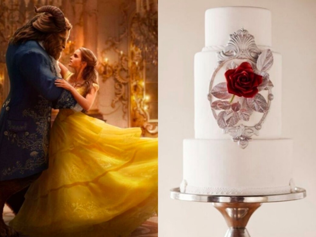 Elsa、白雪公主、貝兒主題的童話蛋糕！18款童話婚禮必備的結婚蛋糕