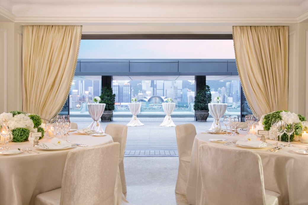 香港半島酒店, The Garden Suite半島酒店的Semi Outdoor的婚禮地點選擇為The Garden Suite。The Garden Suite