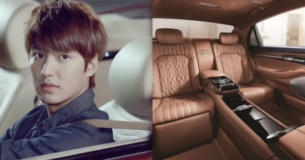 李敏鎬在約會中曝光的車輛為韓國國產車Genesis G90，號稱是「CEO的車」，外型低