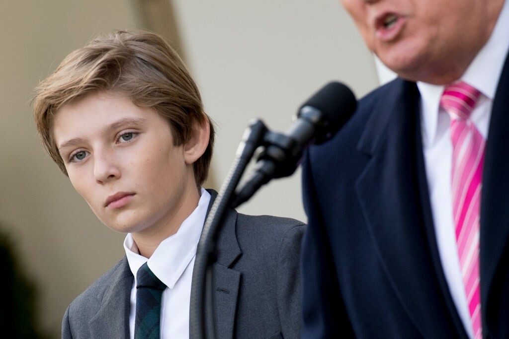 你很難想像12歲的小男孩需要護膚的，不過換成是Barron Trump則不然，其實Barron本