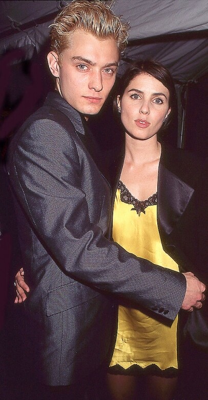 Jude Law與Sadie Frost在1994年相戀