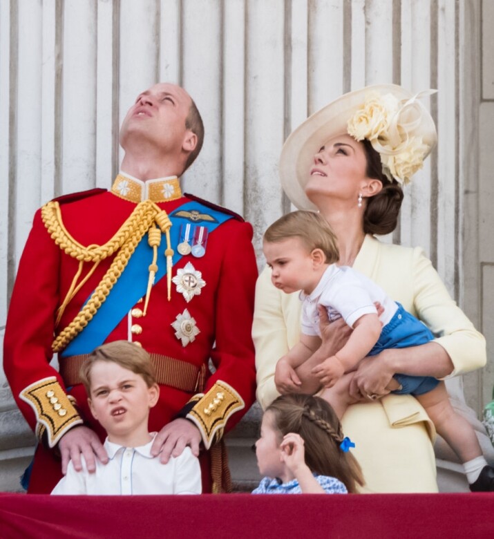 早前英女皇生日，威廉王子一家亦有出席慶祝活動，首次出席皇室公開活