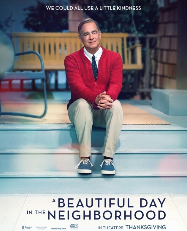 Tom Hanks今年獲得金球獎終身成就獎之外，其實亦有新作《A Beautiful Day in the Neighborhood》上映
