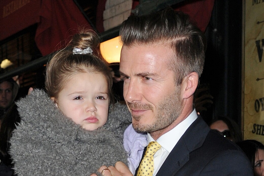 Harper Seven Beckham, David Beckham, Victoria Beckham, 碧咸, 偏心 Harper Seven Beckham, David Beckham, Victoria Beckham, 碧咸, 偏心
