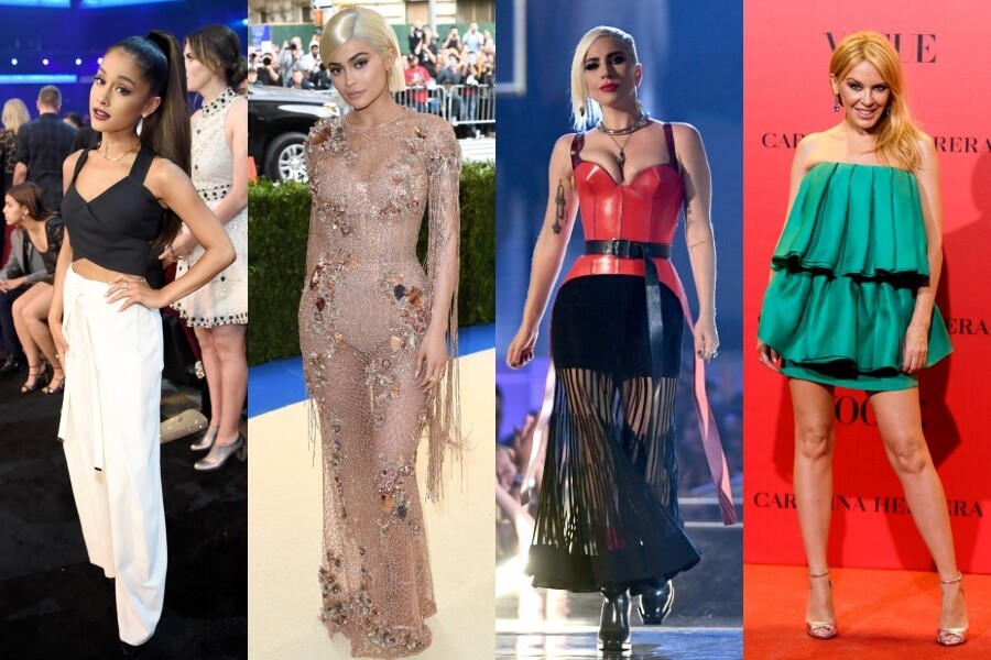 Kylie Jenner, Ariana Grande, Lady Gaga, 明星 , 身高 Kylie Jenner, Ariana Grande, Lady Gaga, 明星 , 身高