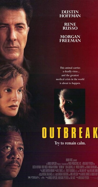 要提到探討傳染病的寫實驚世電影，1995年的《極度驚慌》（Outbreak）可能是最早取得