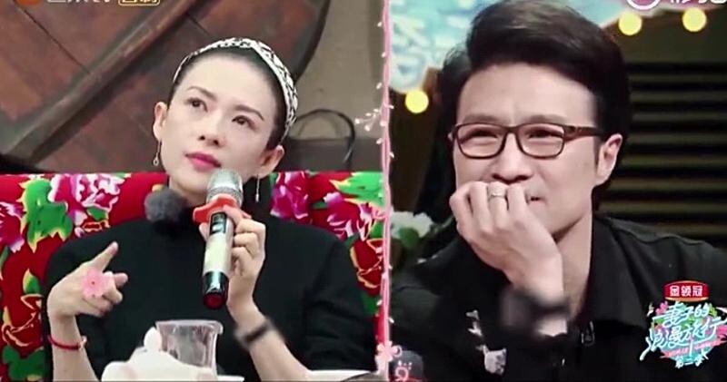 章子怡與老公汪峰參加綜藝節目《妻子的浪漫旅行2》時 ，被人發現章子怡