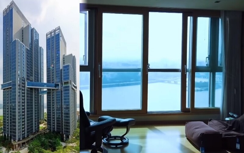 IU的豪宅位於龍山區漢江旁，該區是著名的遊客區，更加是《梨泰院Class》「甜夜
