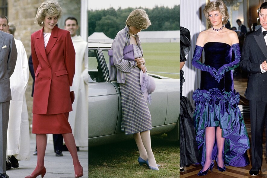 戴安娜王妃不僅僅會為自己的外型和鞋子打造和諧的色調搭配，特別是
