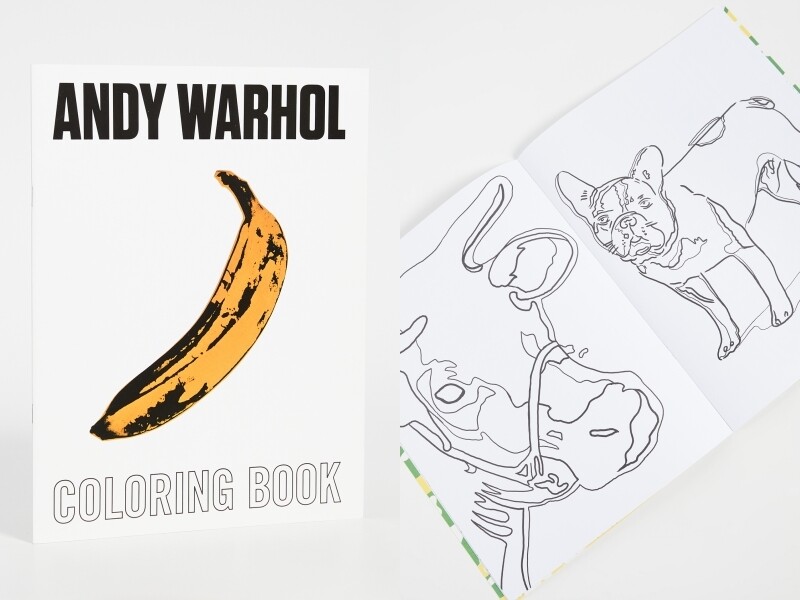 40件2019聖誕禮物大全！$100/$500/$1000或以上交換禮物Ideas NEW14 Mudpuppy Andy Warhol 填色冊