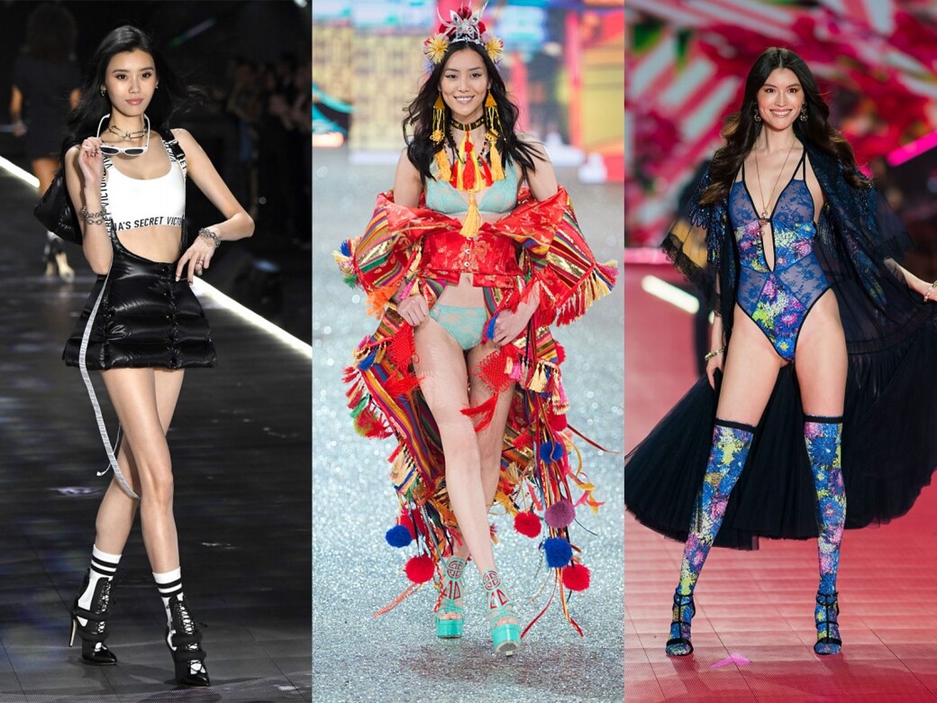 只有7個中國超模曾登上Victoria's Secret時裝騷！出場次數最多的居然不是劉雯？