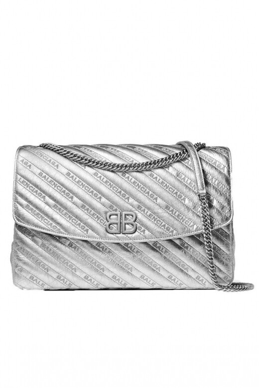 3.BB Round Bag 標誌圖案鏈袋（Balenciaga）