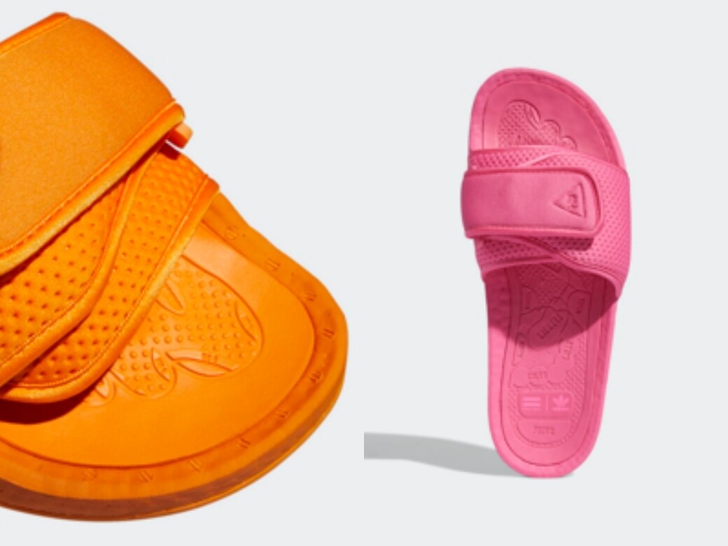 家中或出外也需要一對時尚拖鞋！Adidas Original x Pharrell Williams共創的3款配色拖鞋已登陸本港！