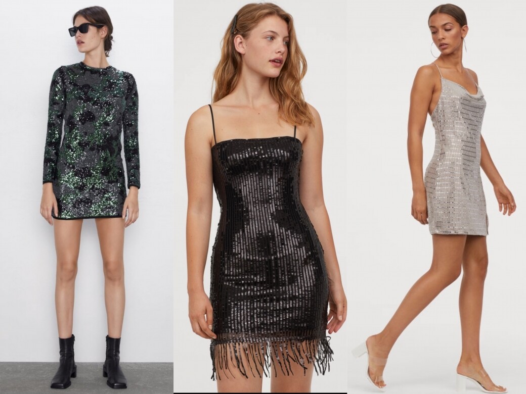 2019聖誕派對穿搭指南！Zara、H&M、ASOS上12款平價珠片連身裙推介