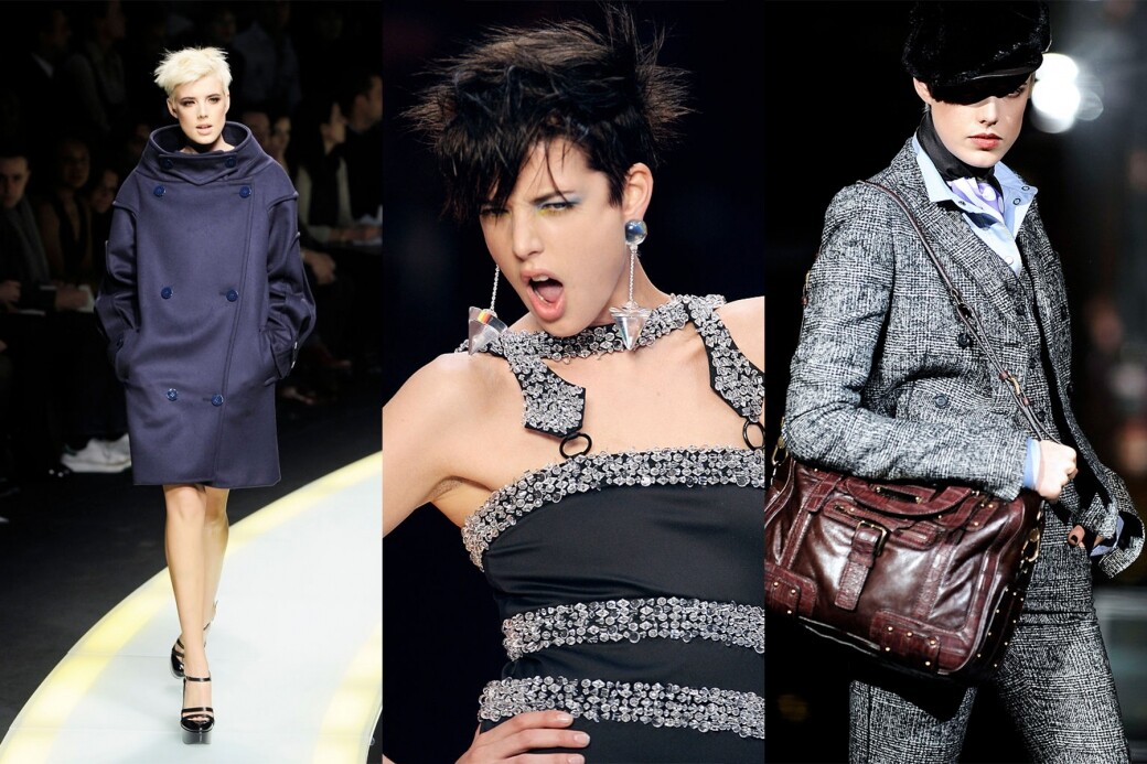 在短短數年的模特兒生涯，Agyness Deyn為數之不盡的品牌行過時裝騷，包括Celine、Chanel