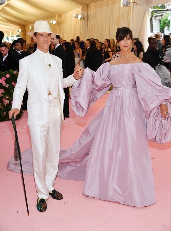 要數他的經典禮服造型，不得不提2019年Met Gala的全白造型！當年Met Ball的主題