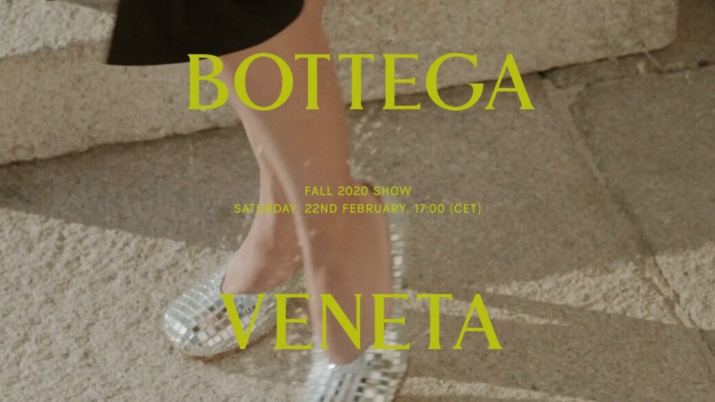 Bottega Veneta 2020米蘭秋冬時裝騷