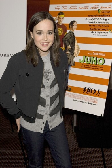 早在十年前宣傳《Juno少女孕記》，Ellen Page其實已經露出愛低調中性打扮的端倪