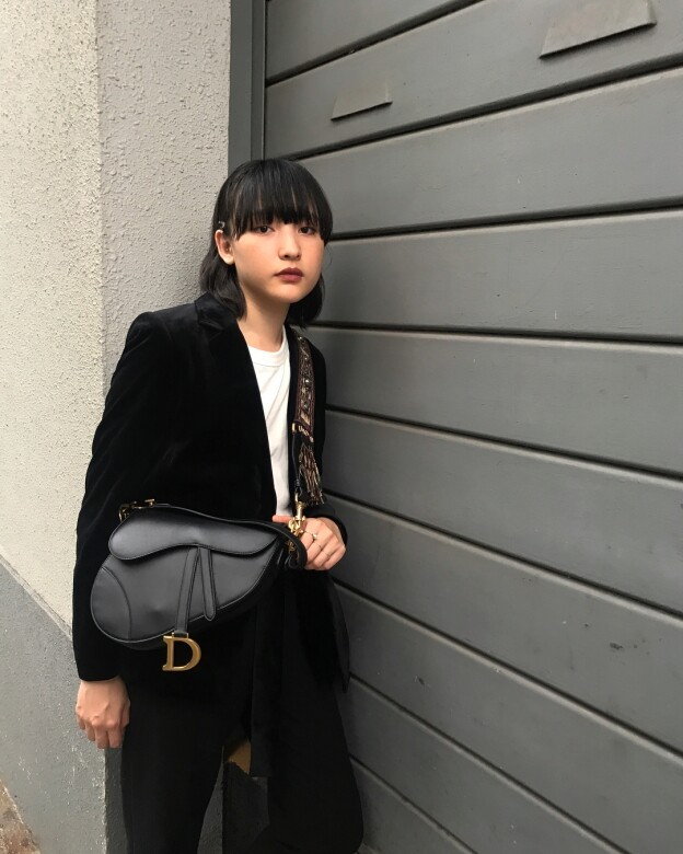 這個 Dior Saddle Bag 是陳漢娜最愛的手袋之一