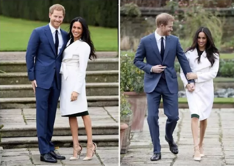 哈里王子與梅根王妃宣布訂婚的時候，她穿的這件純白色外套，既端莊又