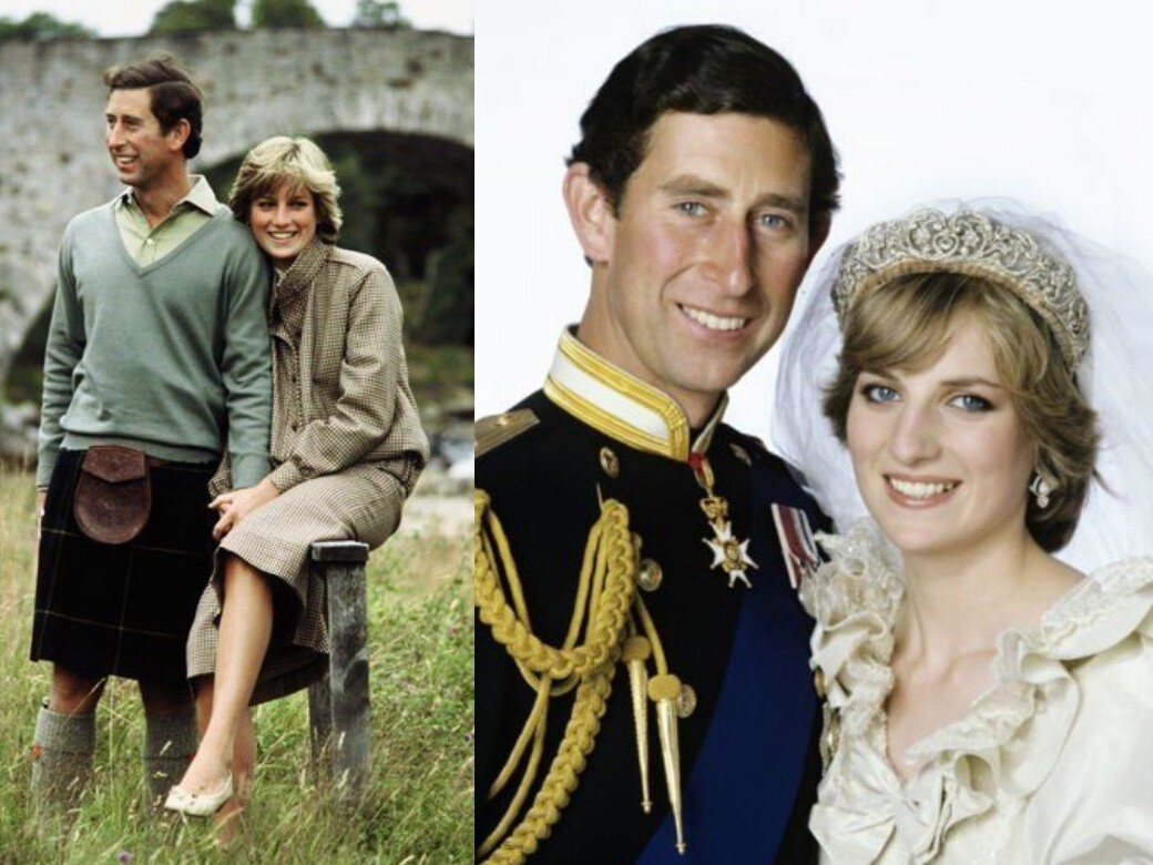 回顧查理斯王子與戴安娜王妃情侶造型：從照片中揭發身高秘密