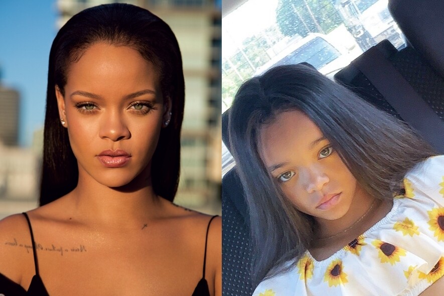 連Rihanna都直認似樣!這位7歲小女孩簡直是Rihanna迷你版! 連Rihanna都直認似樣!這位7歲小女孩簡直是Rihanna迷你版!
