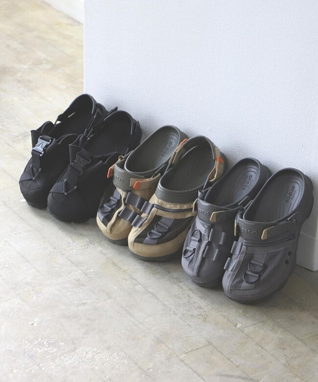 今回Crocs再不是以Classic All-Terrain Clog為鞋形基調作設計了，而是以2種全新型號發