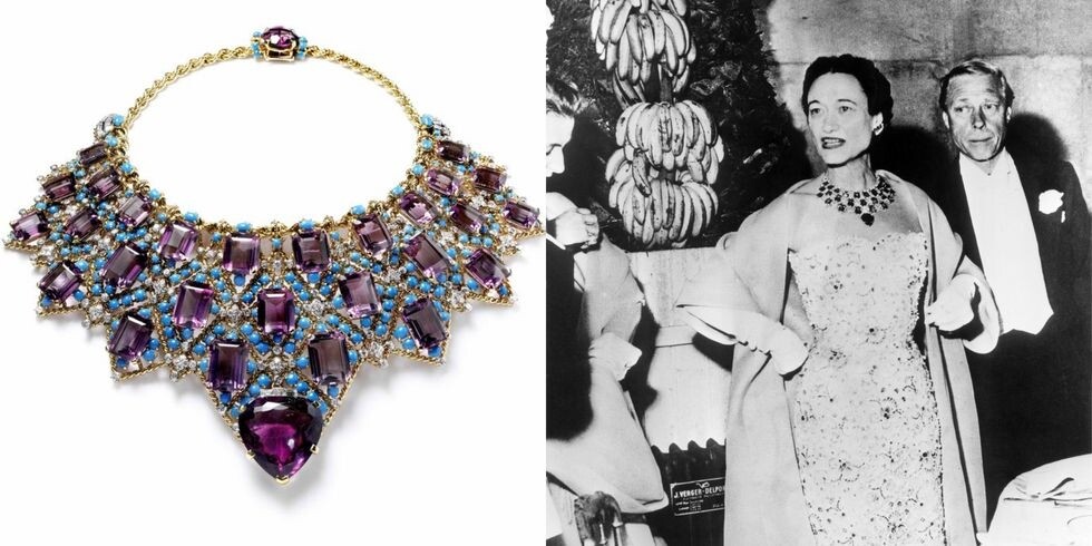 擁有不計其數高級珠寶的公爵夫人，在1947年某部分的珠寶遭竊，但是不怕