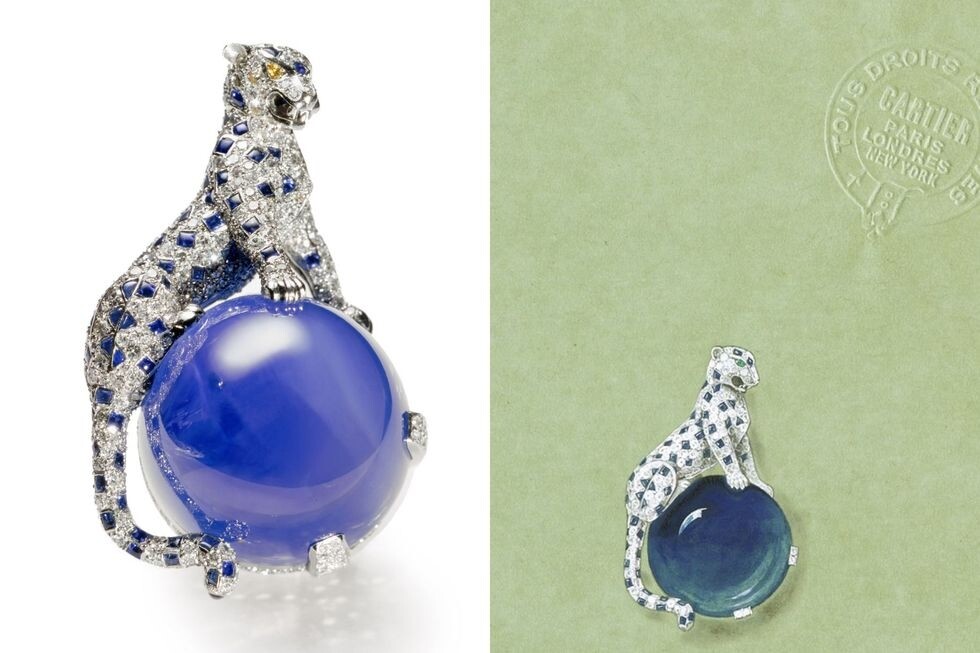 由Van Cleef & Arpels製作的藍寶石手鐲，是在1937年兩人訂婚時，愛德華八世送給華麗