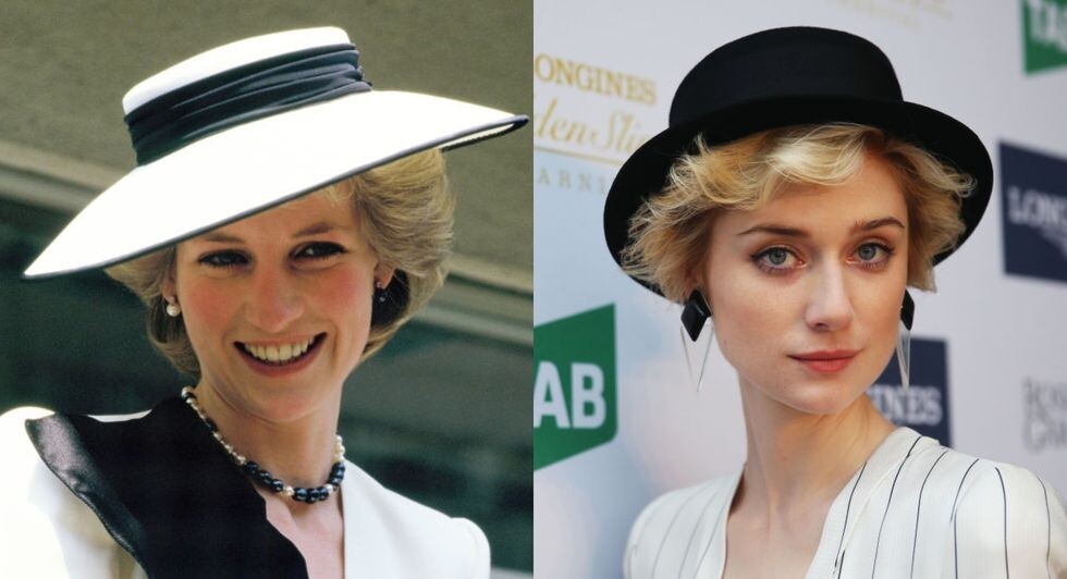 Elizabeth Debicki和戴安娜王妃不僅在身高上相當類似，也都擁有修長的脖子，這也是