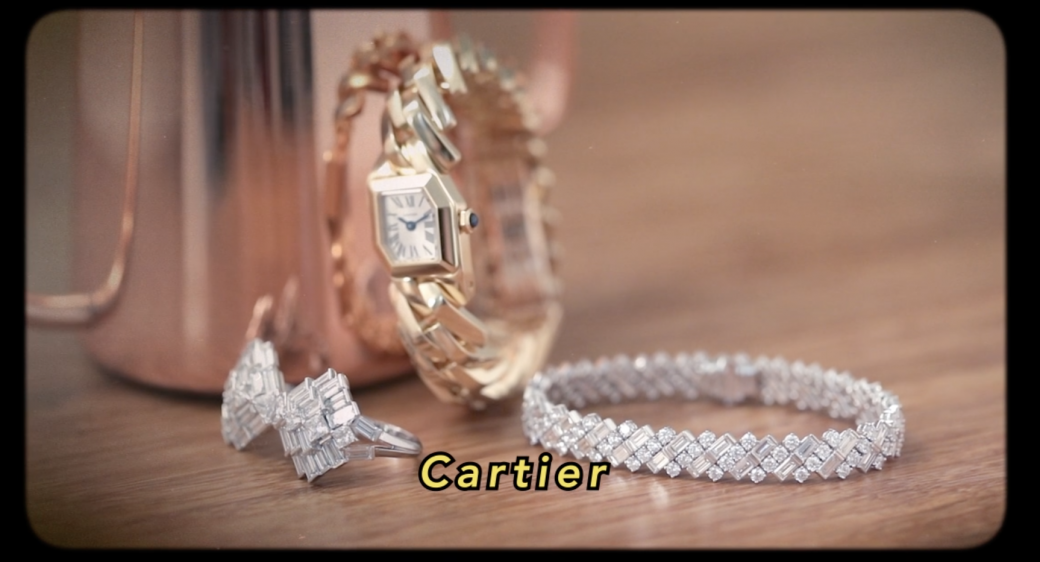 鑲鑽石18K白金指間戒 $805,000Maillon de Cartier 18K黃金腕錶 $189,000鑲鑽石18K白金