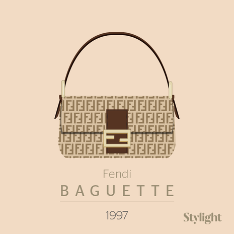 1997大熱 It Bag Fendi Baguette 手袋面世。