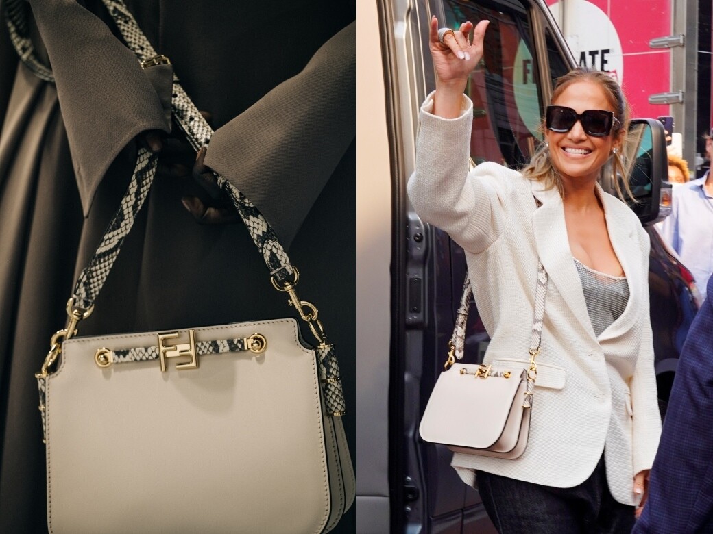 Fendi Touch手袋FF金釦優雅迷人登場 | 連蜜運中的Jennifer Lopez都是用家！
