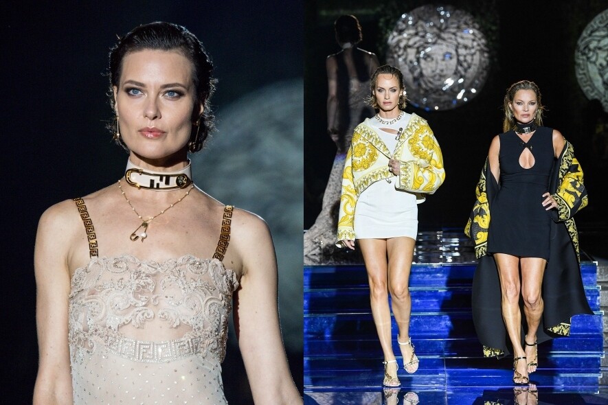 Versace的經典釦針在系列中恣意招展，與Fendi的圖案和符號互相碰撞。