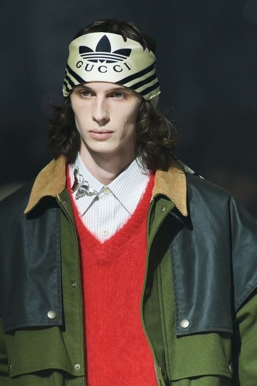 Gucci x Adidas重點：聯乘頭巾