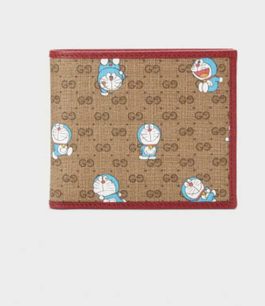 Doraemon x Gucci兩摺銀包 $4,400