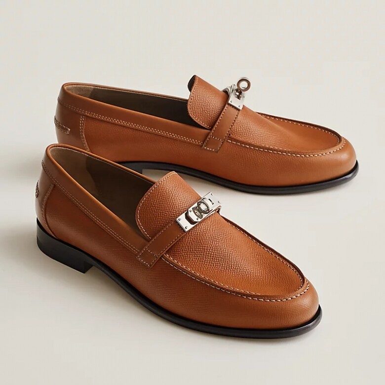 Hermès鞋款：啡色loafer $9,700