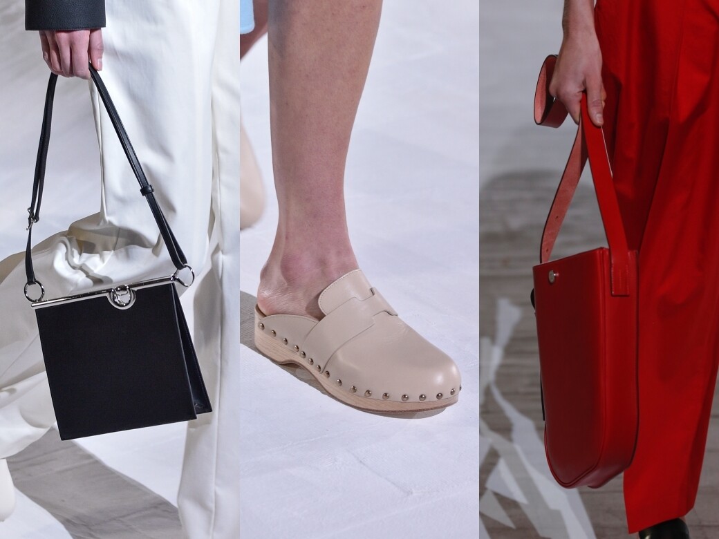 品牌推出Mors de Brides（左）和Perspective Cavalière（右）兩款新袋：前者向經典皮革馬具取經；後者