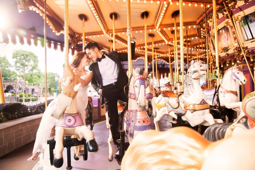 婚紗照及婚禮攝影是近年新人十分注重的環節，「迪士尼童話婚禮攝影套