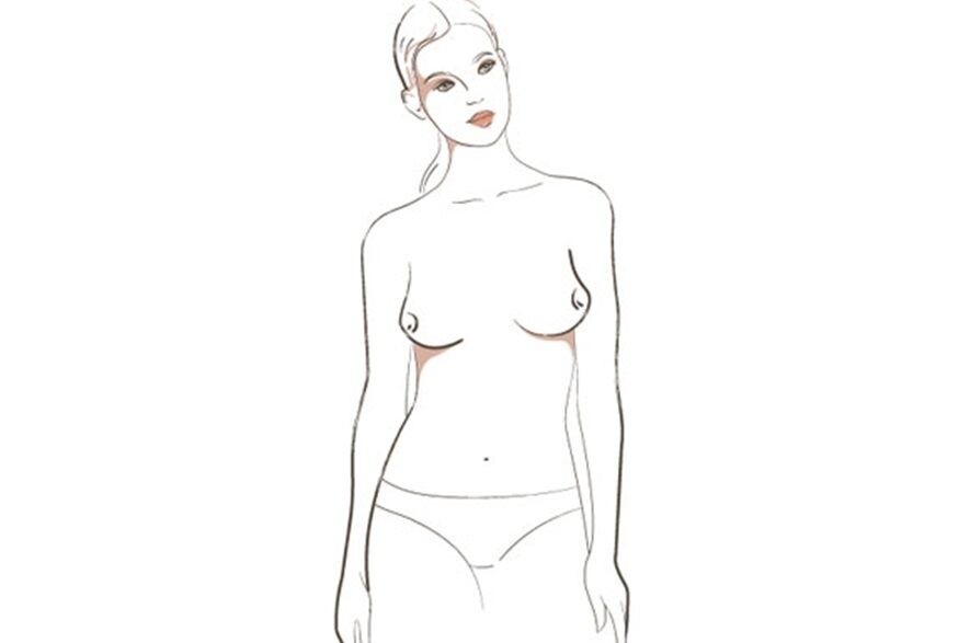 胸型：東西型 (八字型)適合的Bra: T-Shirt Bra如果你的乳頭向外，或者乳房都是對