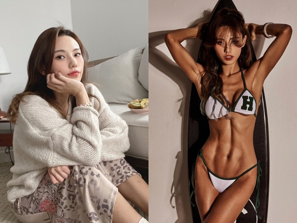 韓國健身美女Jini Lee由100公斤蛻變成肌肉索女的勵志彩色造型！