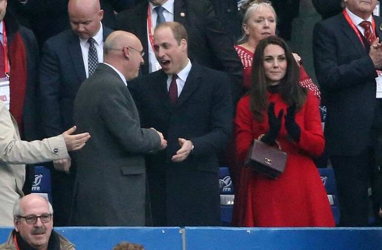 2017年三月，凱特與王子到訪法國並到法國體育場觀看橄欖球比賽。當法國