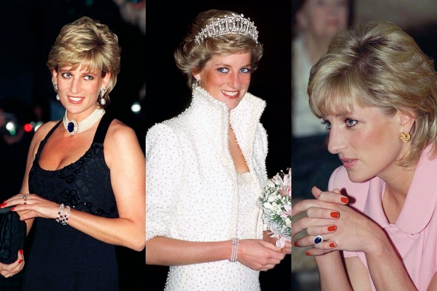眾所周知戴安娜王妃熱愛珠寶，由1980年代起，她戴起各種珠寶的畫面都美