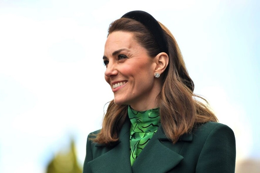 凱特王妃到訪愛爾蘭一連三套復古森林綠色裙裝仙氣襲來！
