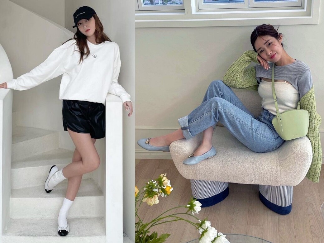 平底鞋都可以穿得舒適又自信！必學8種韓國女星「平底鞋穿搭」技巧，就算是150cm女生也能看起來像個模特兒！