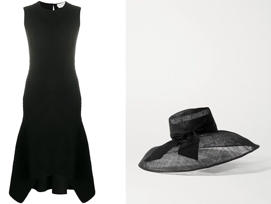 一條能展現女性曼妙身材的小黑裙很重要。這條無袖針織連身裙採用柔