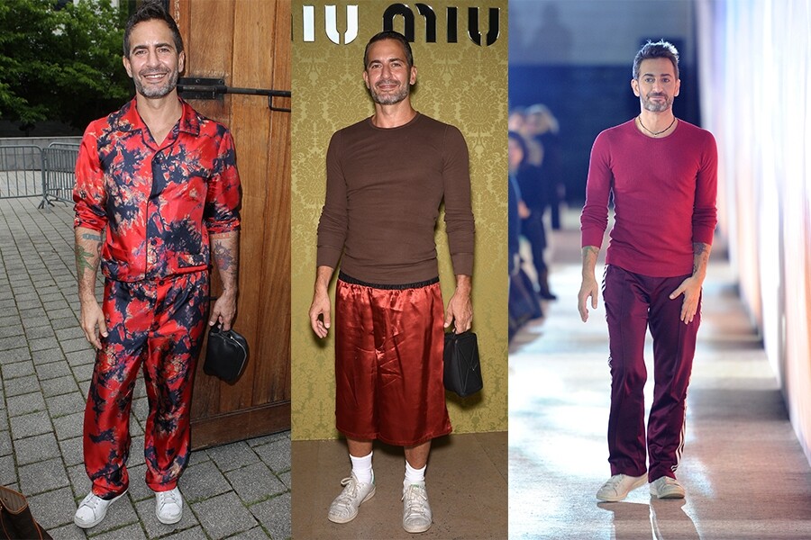 這兩年間，Marc Jacobs在重要場合都會穿上整套西裝，除此之外，他亦迷上了穿紅