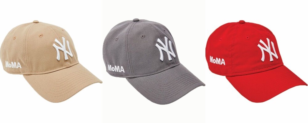 男朋友的頭髮要好好「保育」，送他這款 MoMA 特別版 New Era 棒球帽作生日禮物，它